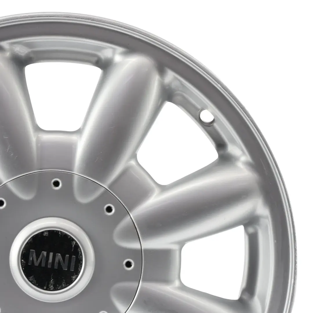 Alloy Rim 15" 5,5J ET:45 8-Spoke 82 to Mini Cooper One R50 R52 Silver Wheel with Part number 1512347 Mini Cooper One R50 R52 Silver Wheel Alloy Rim 15" 5,5J ET:45 8-Spoke 82 - SKU 1512347-1 - Part number 1512347