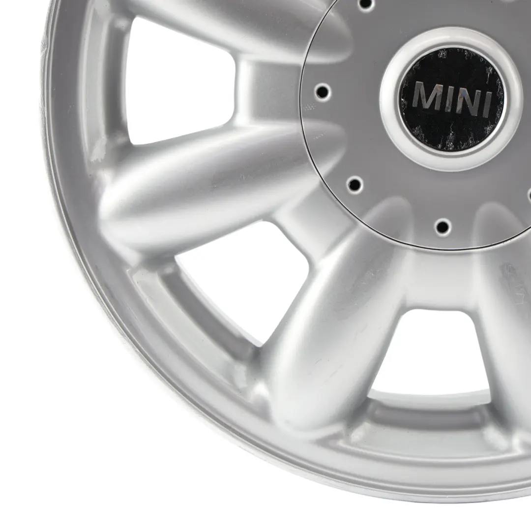 Mini Cooper One R50 R52 Llanta De aleacion plateada 15" 5,5J ET:45 8 radios 82 - SKU 1512347-1 - Número de pieza 1512347