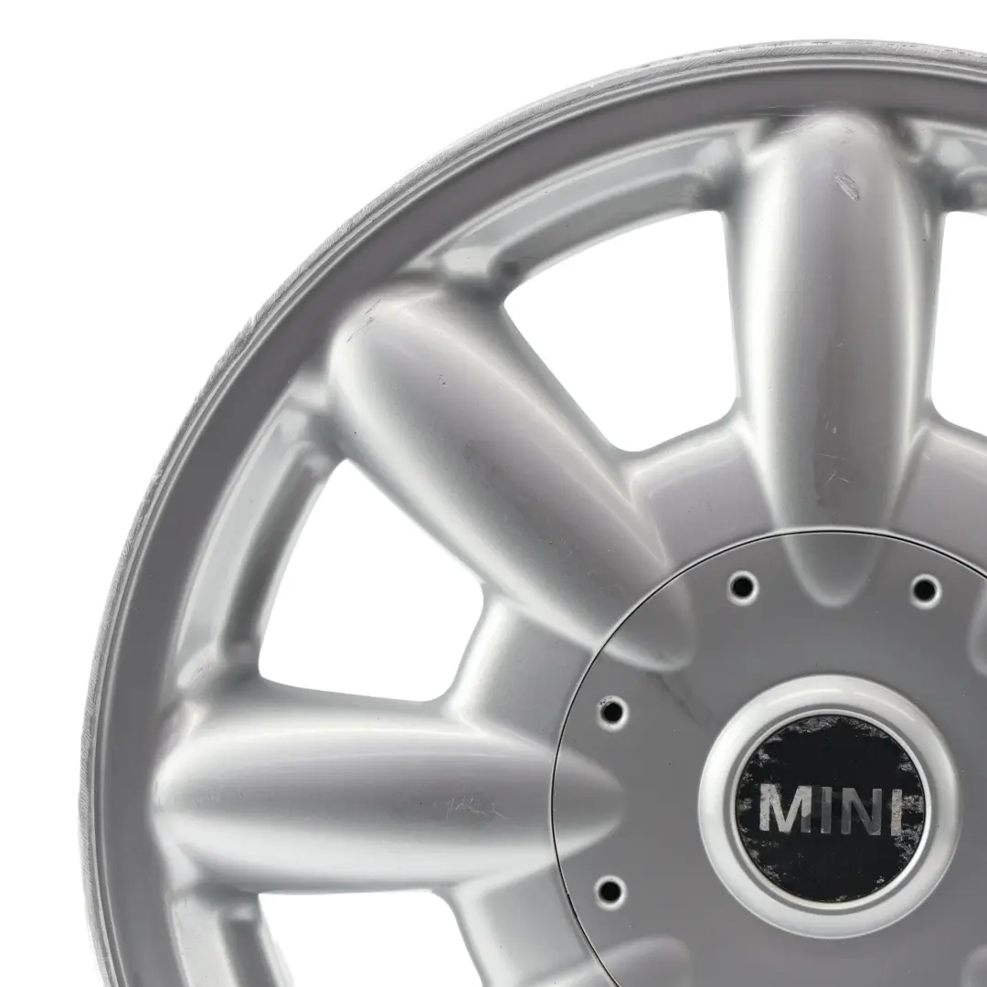 Argento Cerchio AlluMini o 15 " 5,5J ET: 45 8-Speiche 82 per Mini Cooper One R50 R52 con numero di parte 1512347 Mini Cooper One R50 R52 Argento Cerchio AlluMini o 15 " 5,5J ET: 45 8-Speiche 82 - SKU 1512347-2 - Numero di parte 1512347