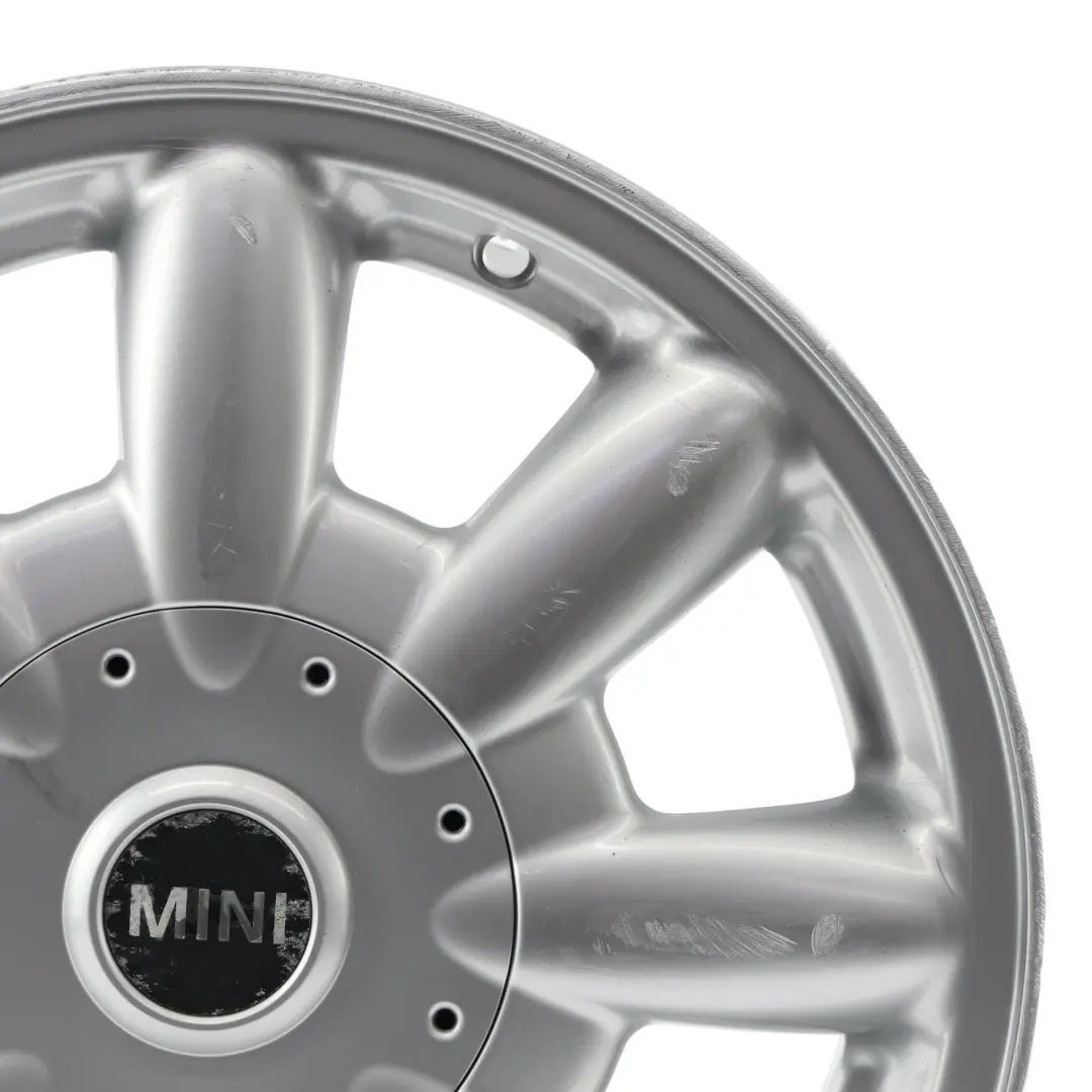 Argento Cerchio AlluMini o 15 " 5,5J ET: 45 8-Speiche 82 per Mini Cooper One R50 R52 con numero di parte 1512347 Mini Cooper One R50 R52 Argento Cerchio AlluMini o 15 " 5,5J ET: 45 8-Speiche 82 - SKU 1512347-2 - Numero di parte 1512347