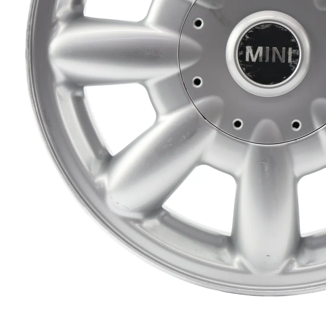 Mini Cooper One R50 R52 Argento Cerchio AlluMini o 15 " 5,5J ET: 45 8-Speiche 82 - SKU 1512347-2 - Numero di parte 1512347