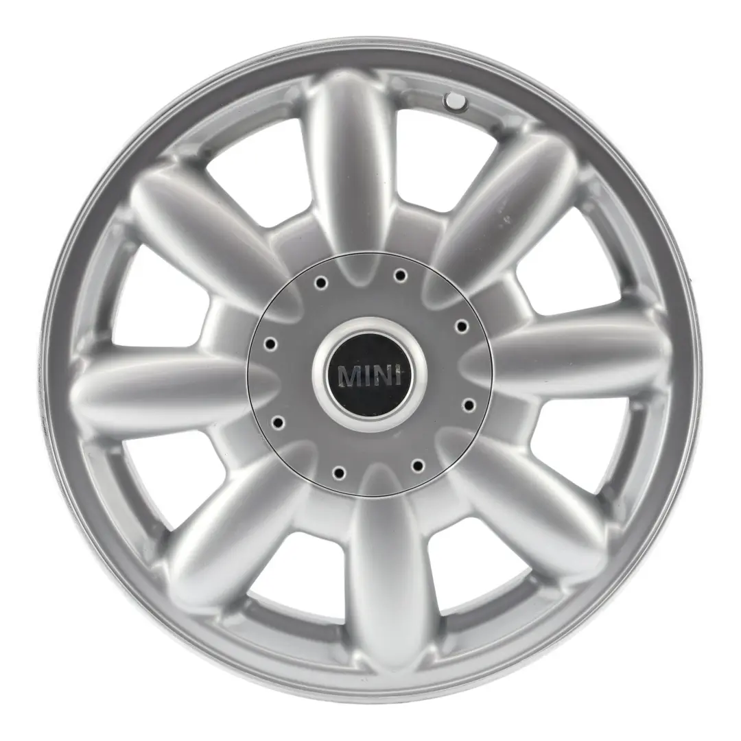 Alloy Rim 15" 5,5J ET:45 8-Spoke 82 to Mini Cooper One R50 R52 Silver Wheel with Part number 1512347 Mini Cooper One R50 R52 Silver Wheel Alloy Rim 15" 5,5J ET:45 8-Spoke 82 - SKU 1512347-3 - Part number 1512347