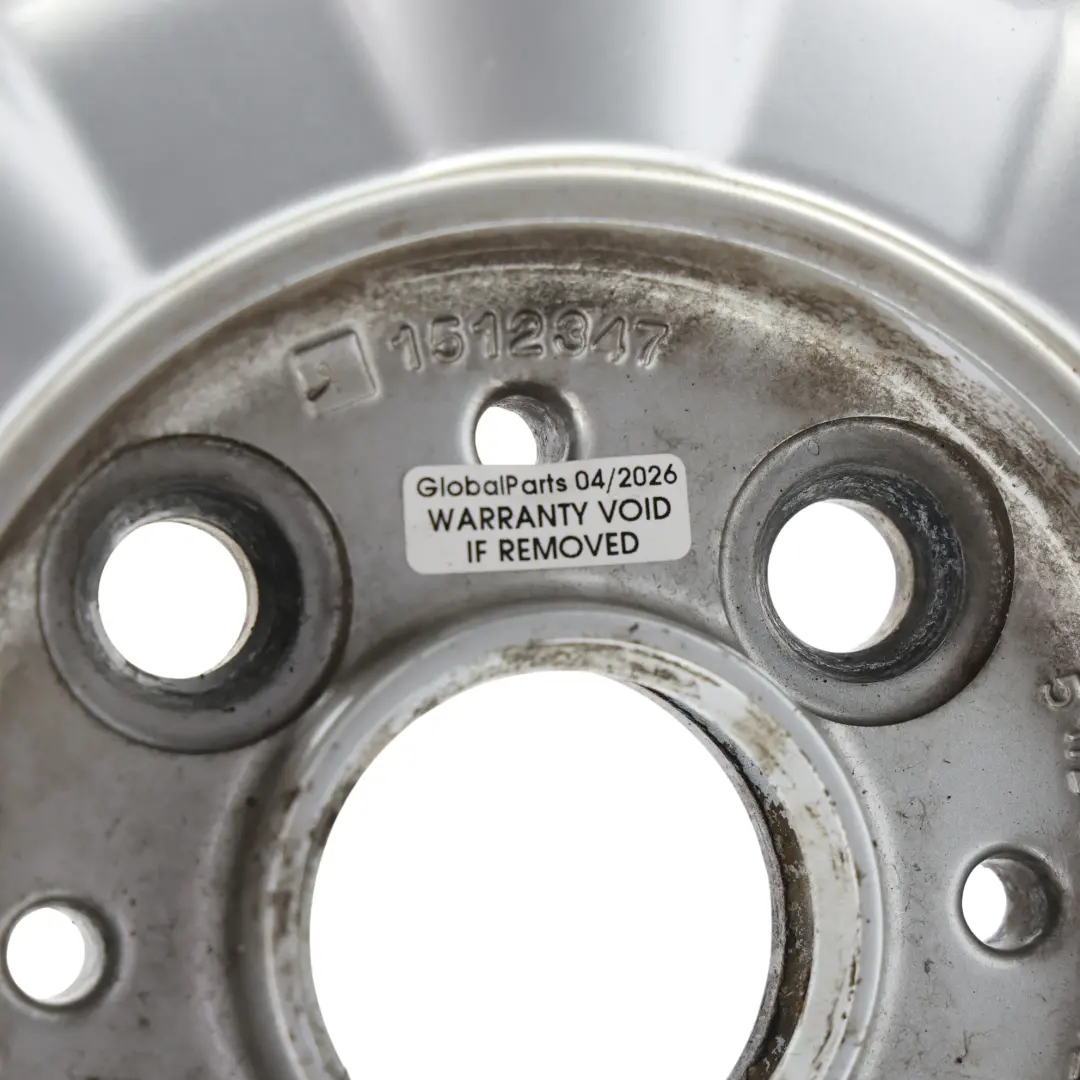Mini Cooper One R50 R52 Llanta Aleación Plata 15" 5,5J ET:45 8 Radios 82 - SKU 1512347-3 - Número de pieza 1512347