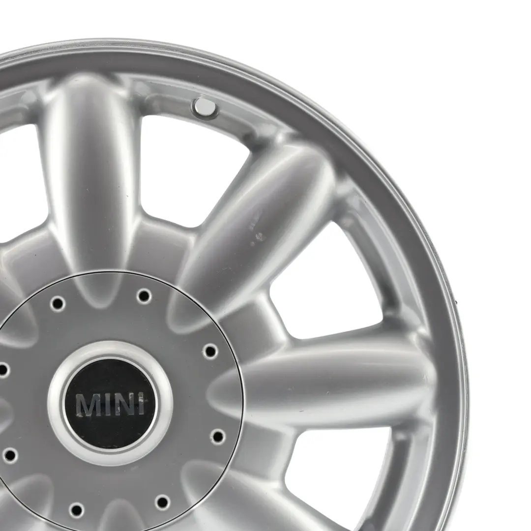 Alloy Rim 15" 5,5J ET:45 8-Spoke 82 to Mini Cooper One R50 R52 Silver Wheel with Part number 1512347 Mini Cooper One R50 R52 Silver Wheel Alloy Rim 15" 5,5J ET:45 8-Spoke 82 - SKU 1512347-3 - Part number 1512347