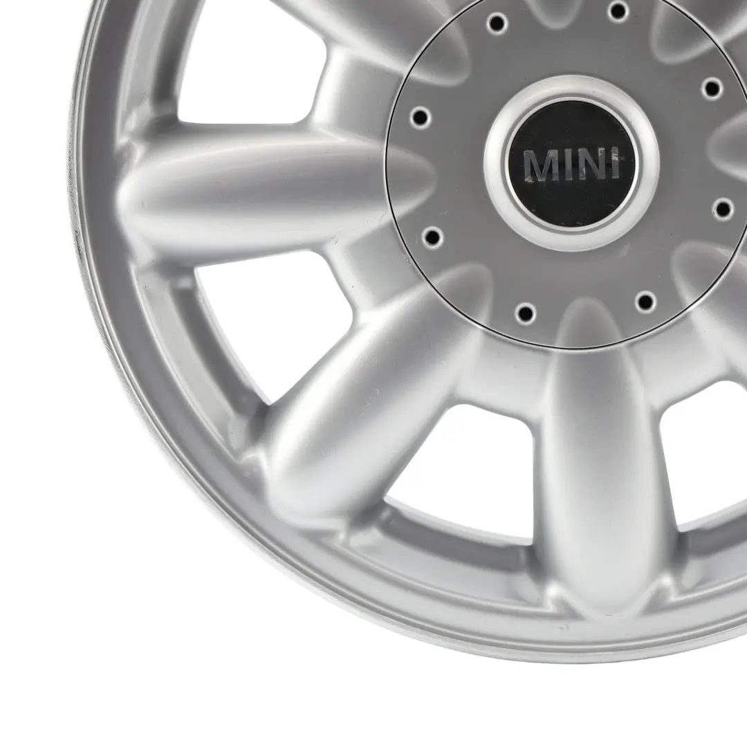 Mini Cooper One R50 R52 Felga Alu Srebrna 15" 5,5J ET:45 8-Ramienna 82 - SKU 1512347-3 - Numer Części 1512347