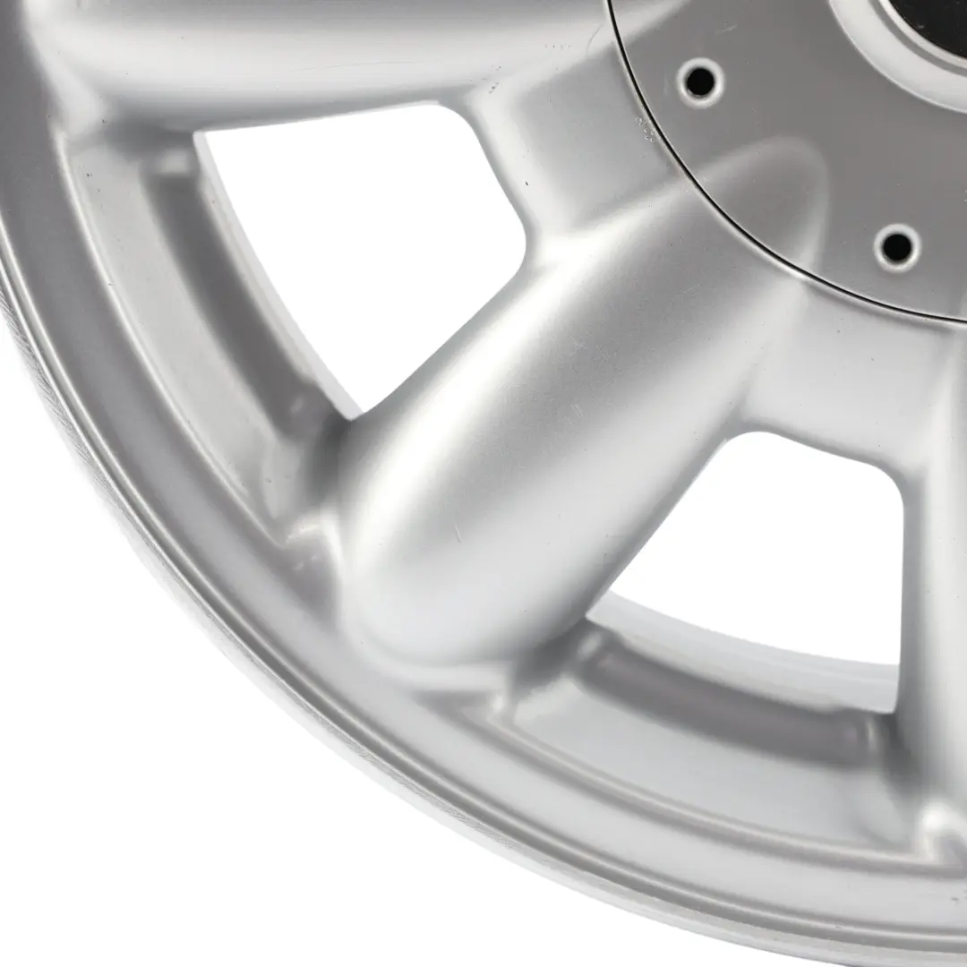 Silber Alu Felge 15" 5,5J ET:45 8-Speiche 82 für BMW Mini Cooper One R50 R52 mit Teilenummer 1512347 BMW Mini Cooper One R50 R52 Silber Alu Felge 15" 5,5J ET:45 8-Speiche 82 - SKU 1512347-3 - Teilenummer 1512347