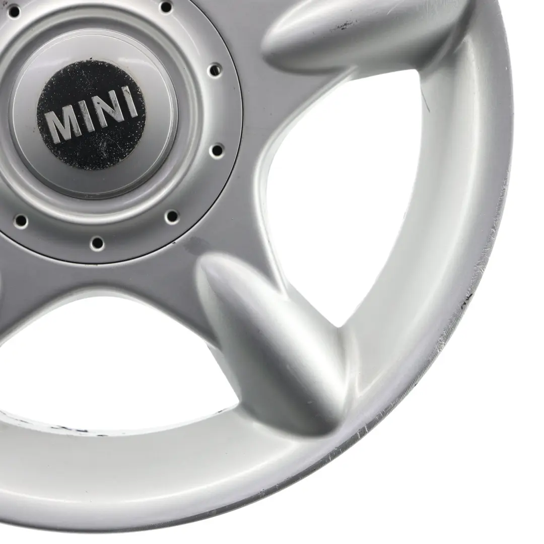 Silber Felge 16 6,5J ET:48 5-Spider Speiche 83 für Mini Cooper R50 mit Teilenummer 1512348 Mini Cooper R50 Silber Felge 16 6,5J ET:48 5-Spider Speiche 83 - SKU 1512348-2 - Teilenummer 1512348