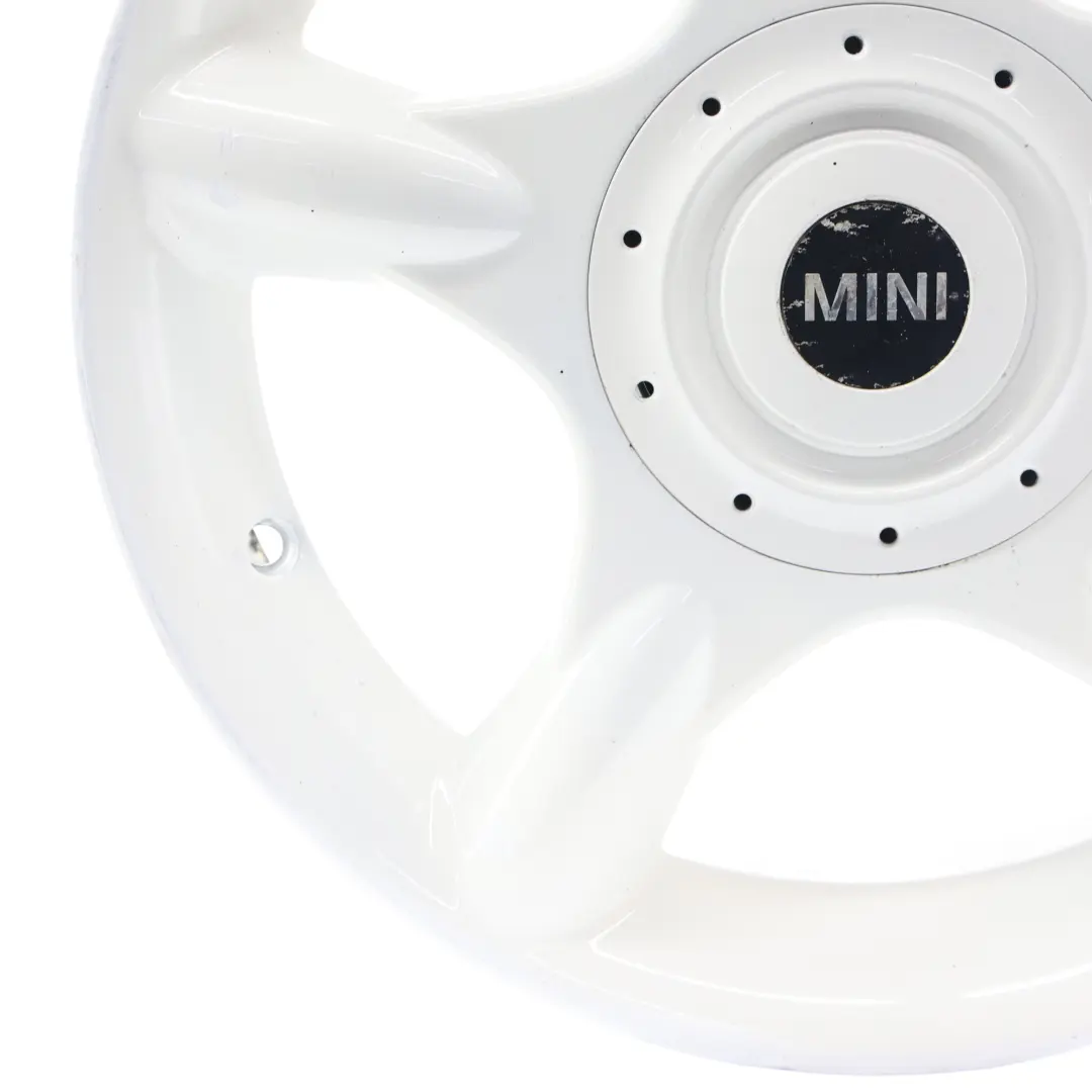 Blanco Llanta aleación 16" ET:48 6,5J 5-Spider Spoke 83 1512349 para Mini Cooper R50 con número de pieza 1512348 Mini Cooper R50 Blanco Llanta aleación 16" ET:48 6,5J 5-Spider Spoke 83 1512349 - SKU 1512349-1 - Número de pieza 1512348