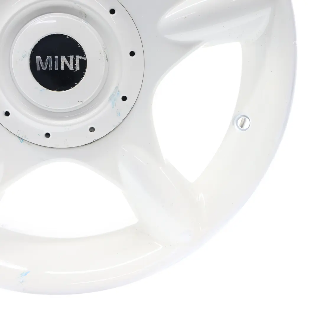 Bianco Cerchio in lega 16" ET:48 6,5J 5-Spider Spoke 83 per Mini Cooper R50 con numero di parte 1512349 Mini Cooper R50 Bianco Cerchio in lega 16" ET:48 6,5J 5-Spider Spoke 83 - SKU 1512349-2 - Numero di parte 1512349