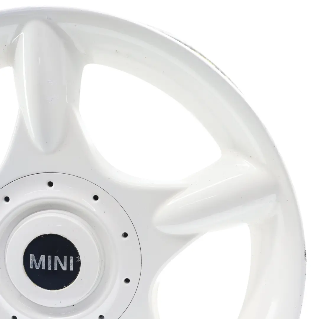 White Wheel Alloy Rim 16" ET:48 6,5J 5-Spider Spoke 83 to Mini Cooper R50 with Part number 1512349 Mini Cooper R50 White Wheel Alloy Rim 16" ET:48 6,5J 5-Spider Spoke 83 - SKU 1512349-3 - Part number 1512349