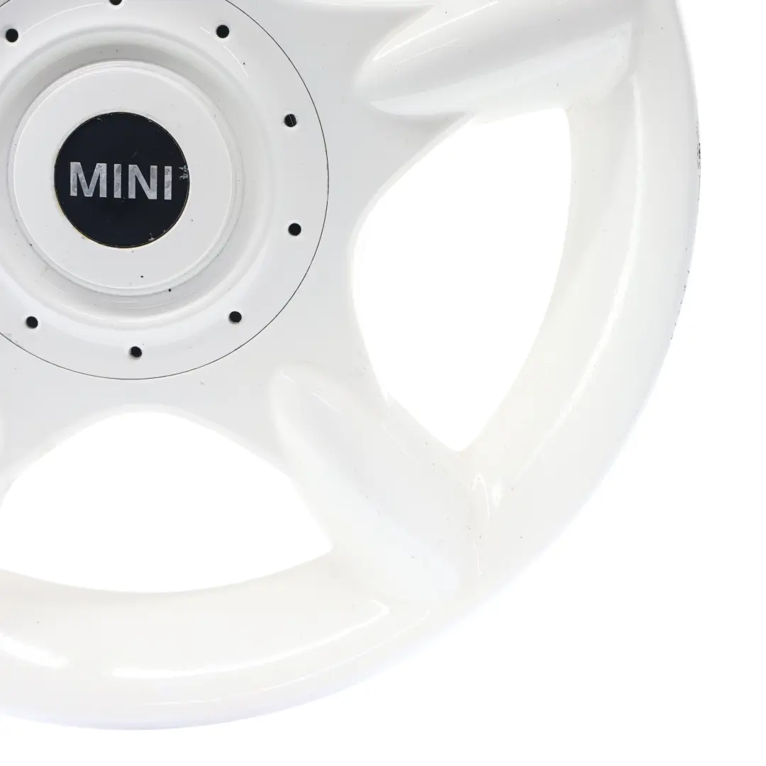 White Wheel Alloy Rim 16" ET:48 6,5J 5-Spider Spoke 83 to Mini Cooper R50 with Part number 1512349 Mini Cooper R50 White Wheel Alloy Rim 16" ET:48 6,5J 5-Spider Spoke 83 - SKU 1512349-3 - Part number 1512349