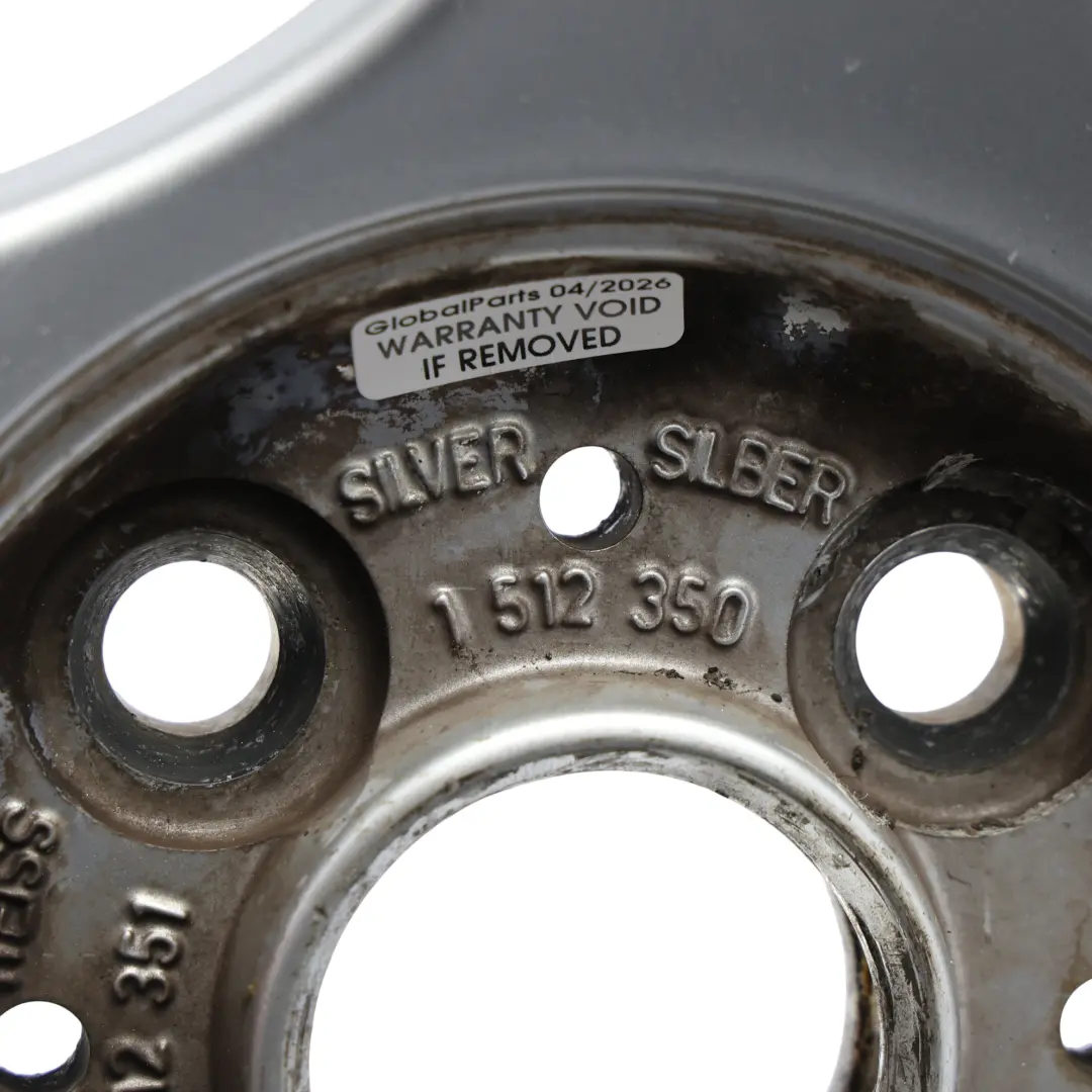 Alloy Rim 16" 6,5J ET:48 X-Lite 84 to Mini Cooper One R50 R52 R53 Silver Wheel with Part number 1512350 Mini Cooper One R50 R52 R53 Silver Wheel Alloy Rim 16" 6,5J ET:48 X-Lite 84 - SKU 1512350-5 - Part number 1512350