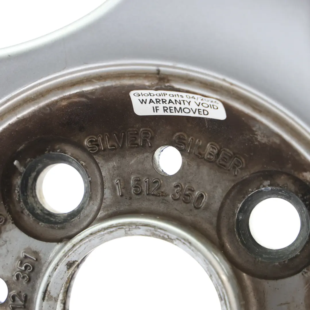 Alloy Rim 16" ET:48 6,5J X-Lite 84 to Mini Cooper One R50 R52 R53 Silver Wheel with Part number 1512350 Mini Cooper One R50 R52 R53 Silver Wheel Alloy Rim 16" ET:48 6,5J X-Lite 84 - SKU 1512350-6 - Part number 1512350