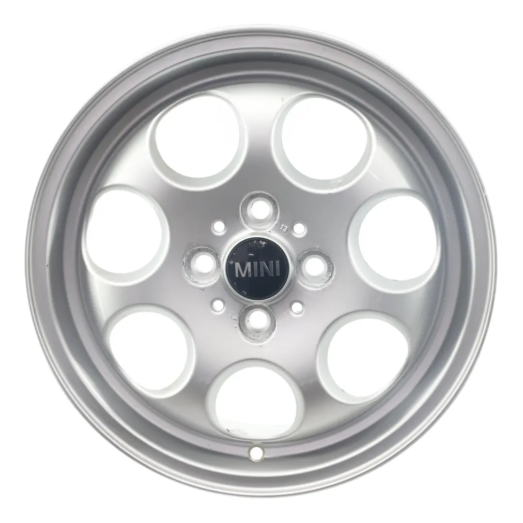 Mini Cooper R50 R55 R56 R57 Argento Cerchio In Lega 15" 5,5J ET:45 7-Fori 81 - SKU 1512458-1 - Numero di parte 1512458