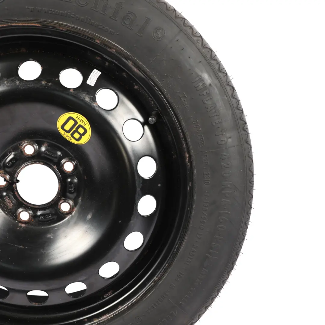 C394 Spare Wheel Tyre Emergency R17 135/90 104M 8V41-1100-AB to Ford Kuga with Part number 1683577 Ford Kuga C394 Spare Wheel Tyre Emergency R17 135/90 104M 8V41-1100-AB - SKU 1683577 - Part number 1683577