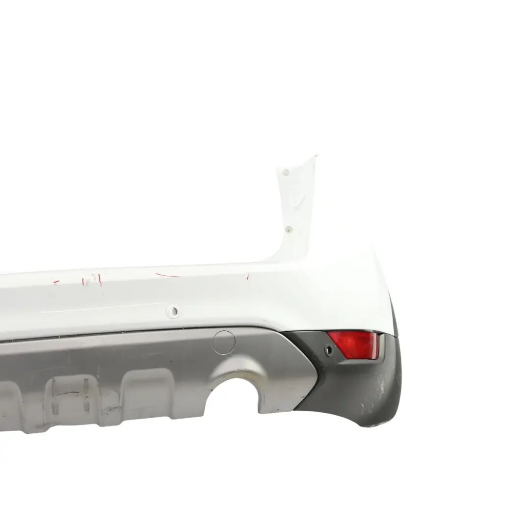 Mk1 Rear Bumper Cover Panel Trim Frozen White - Z2 to Ford Kuga with Part number 1721597 Ford Kuga Mk1 Rear Bumper Cover Panel Trim Frozen White - Z2 - SKU 1721597-FW - Part number 1721597