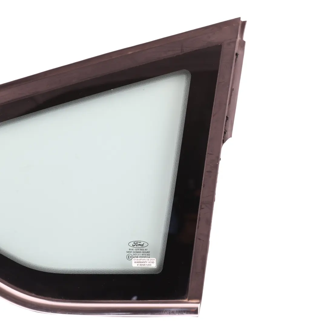 Mk1 Door Quarter Window Glass AS2 Rear Right O/S 8V41-S297B00-AE to Ford Kuga with Part number 1737567 Ford Kuga Mk1 Door Quarter Window Glass AS2 Rear Right O/S 8V41-S297B00-AE - SKU 1737567 - Part number 1737567