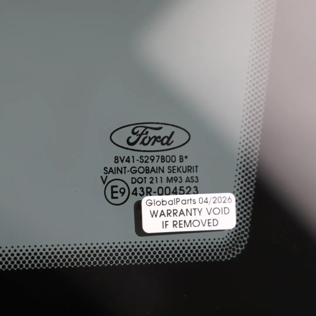 Ford Kuga Mk1 Quarter Window Glass Tinted Rear Right O/S - SKU 1737572 - Part number 1737572