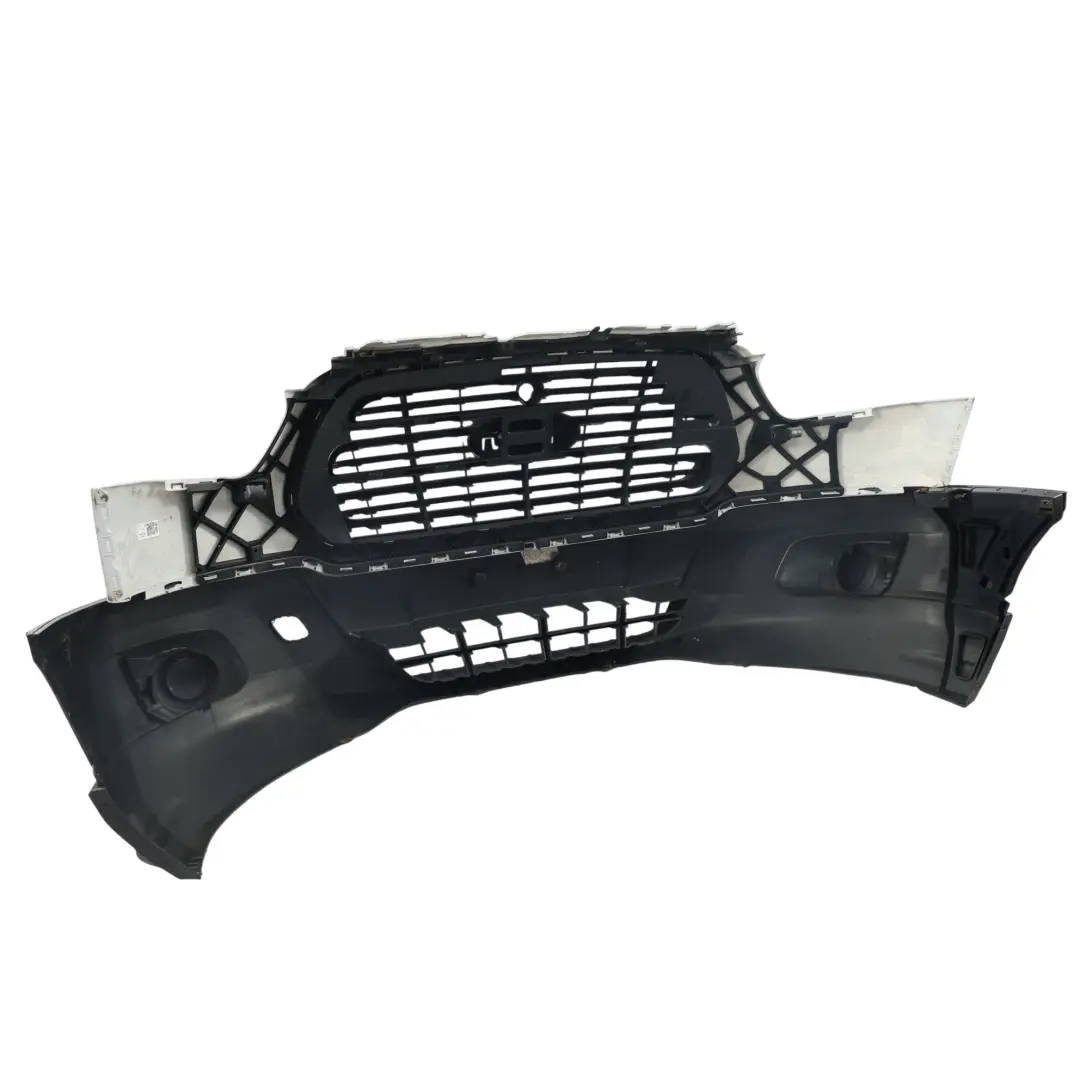 Ford Transit Mk8 Front Bumper Grille Upper Air Cover Trim Panel Frozen White Z2 - SKU 1857409-FW2 - Part number 1857409-FW2