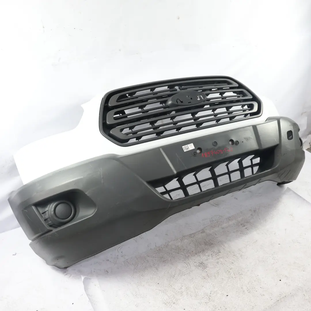 Ford Transit Mk8 Front Bumper Grille Upper Air Cover Trim Panel Frozen White Z2 - SKU 1857409-FW2 - Part number 1857409-FW2