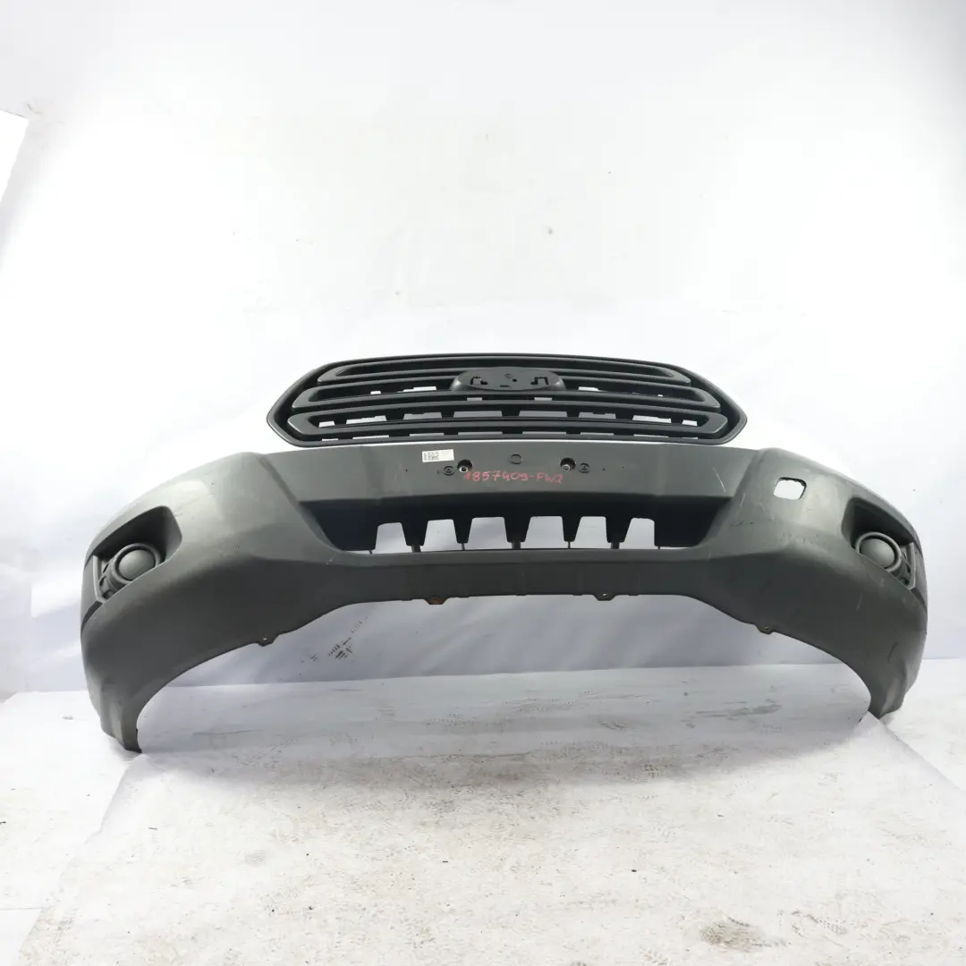 Mk8 Front Bumper Grille Upper Air Cover Trim Panel Frozen White Z2 to Ford Transit with Part number 1857409-FW2 Ford Transit Mk8 Front Bumper Grille Upper Air Cover Trim Panel Frozen White Z2 - SKU 1857409-FW2 - Part number 1857409-FW2