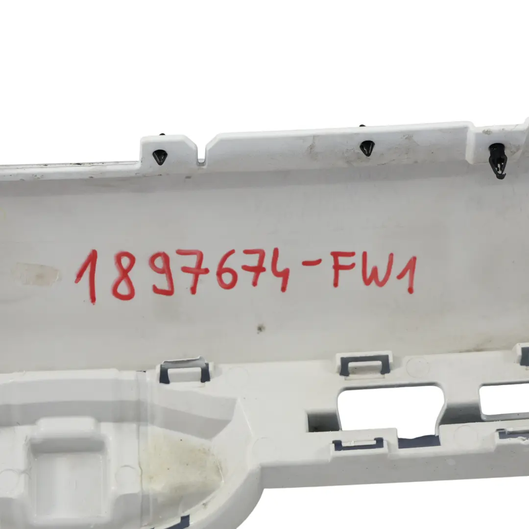 Ford Transit Connect Przedni Zderzak Osłona Górna Frozen White Biały - Z2 - SKU 1897674-FW1 - Numer Części 1897674