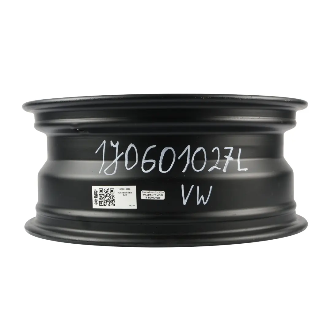 Volkswagen Golf Mk4 New Beetle Cerchione Ruota Acciaio 16" 6.5J ET:42 - SKU 1J0601027L - Numero di parte 1J0601027L