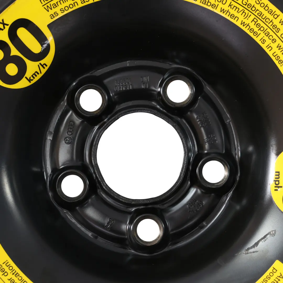 Ruota di Scorta Acciaio 16" 6,5J ET:42 per Volkswagen New Beetle con numero di parte 1J0601027R Volkswagen New Beetle Ruota di Scorta Acciaio 16" 6,5J ET:42 - SKU 1J0601027R-2 - Numero di parte 1J0601027R