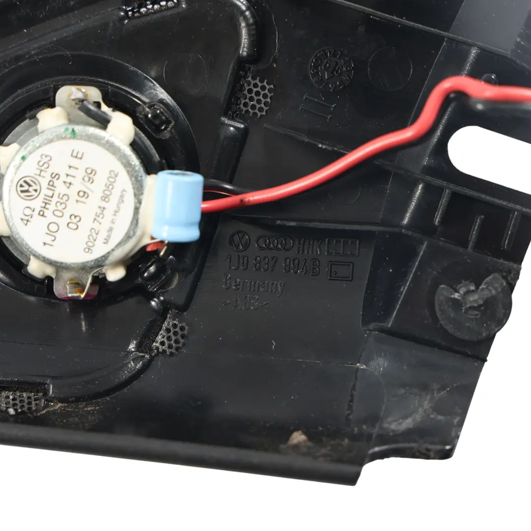 Volkswagen Golf Mk4 Osłona Głośnik Drzwi Prawy Przód - SKU 1J0837994B - Numer Części 1J0837994B