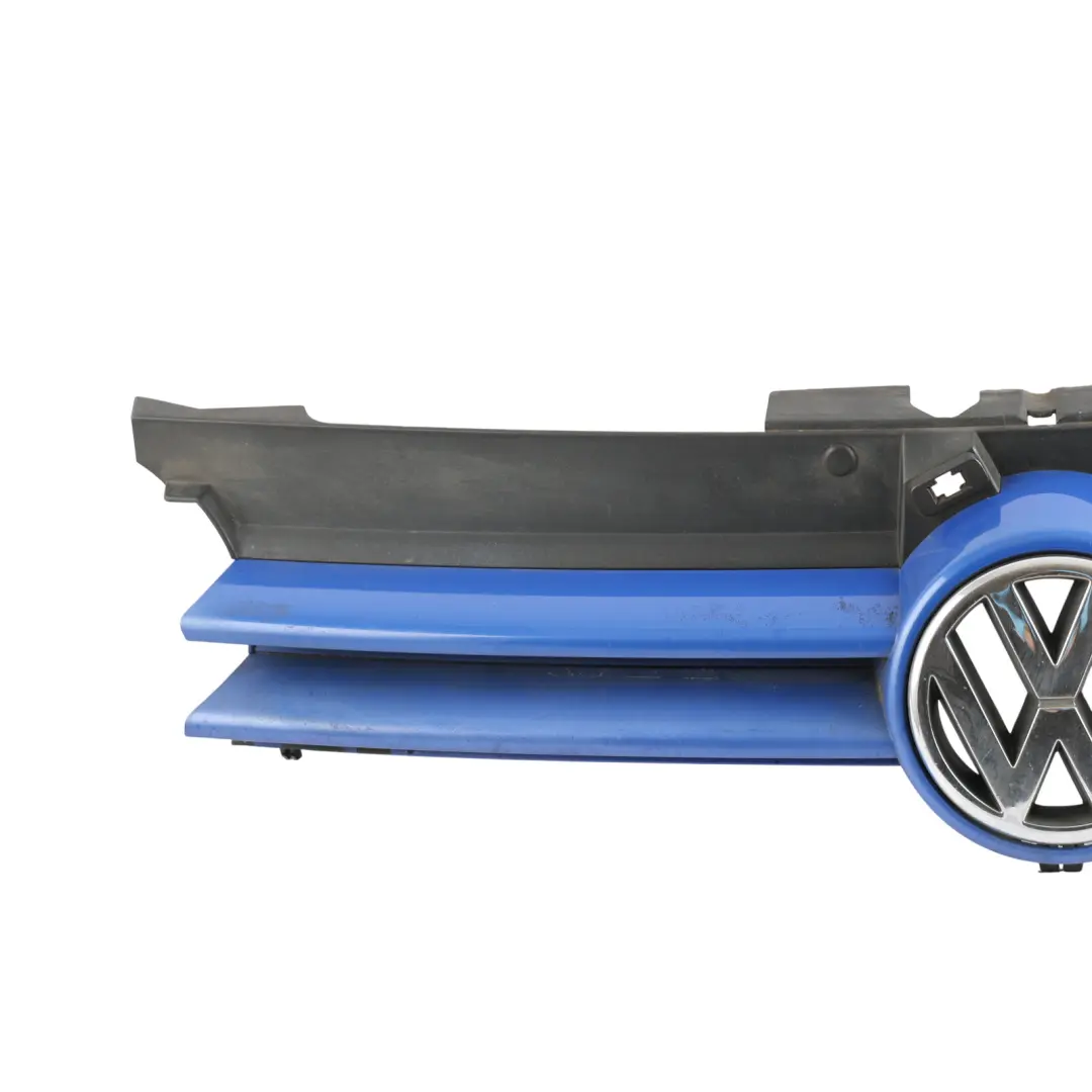 Mk4 Front Bumper Upper Grille Jazz Blue Pearl - W5Z to Volkswagen Golf with Part number 1J0853651F Volkswagen Golf Mk4 Front Bumper Upper Grille Jazz Blue Pearl - W5Z - SKU 1J0853651F-JAZZ - Part number 1J0853651F