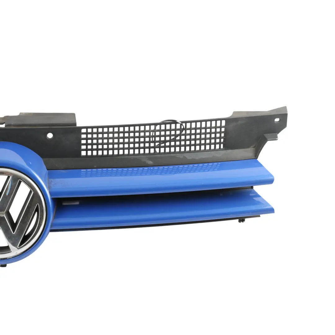 Volkswagen Golf Mk4 Front Bumper Upper Grille Jazz Blue Pearl - W5Z - SKU 1J0853651F-JAZZ - Part number 1J0853651F
