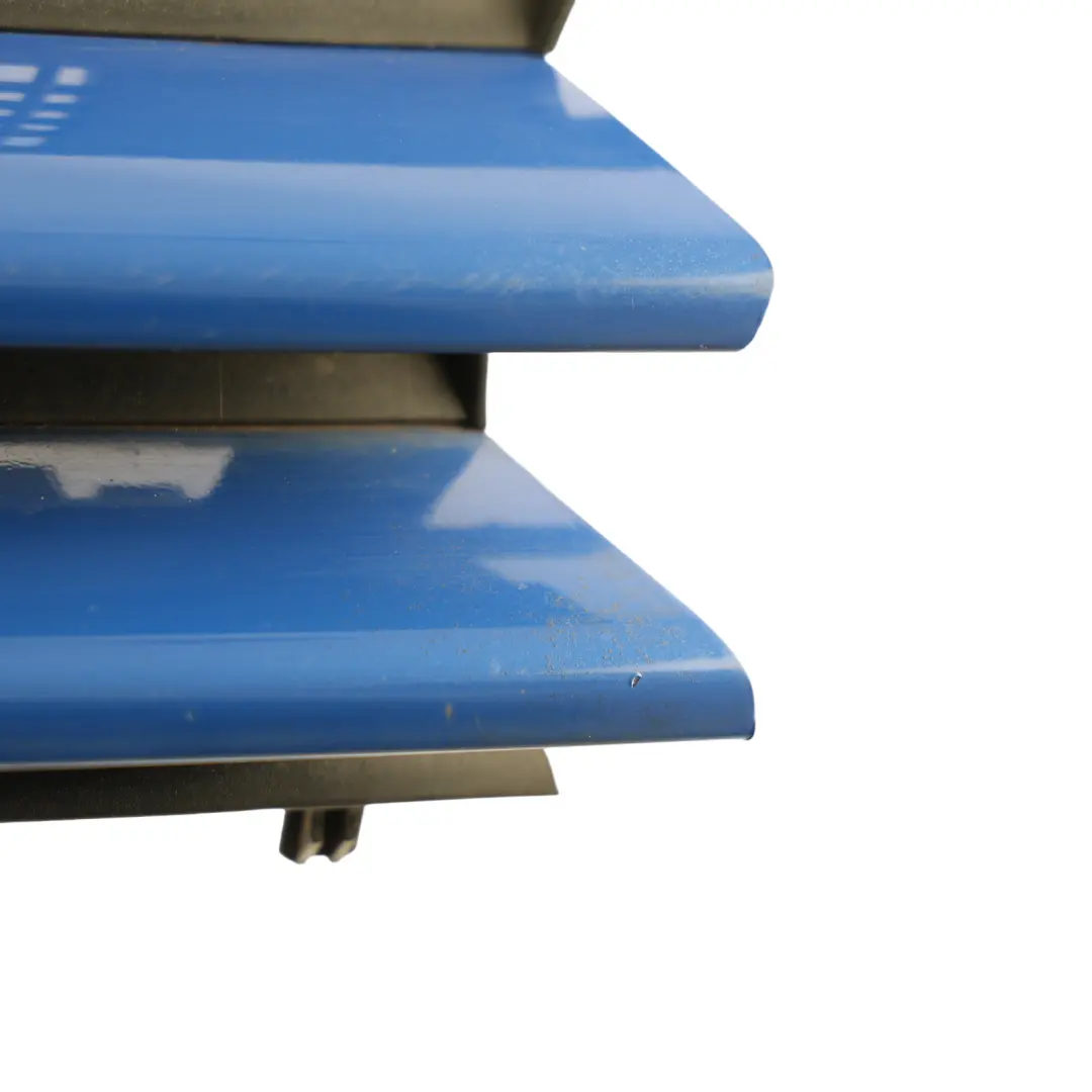 Mk4 Front Bumper Upper Grille Jazz Blue Pearl - W5Z to Volkswagen Golf with Part number 1J0853651F Volkswagen Golf Mk4 Front Bumper Upper Grille Jazz Blue Pearl - W5Z - SKU 1J0853651F-JAZZ - Part number 1J0853651F