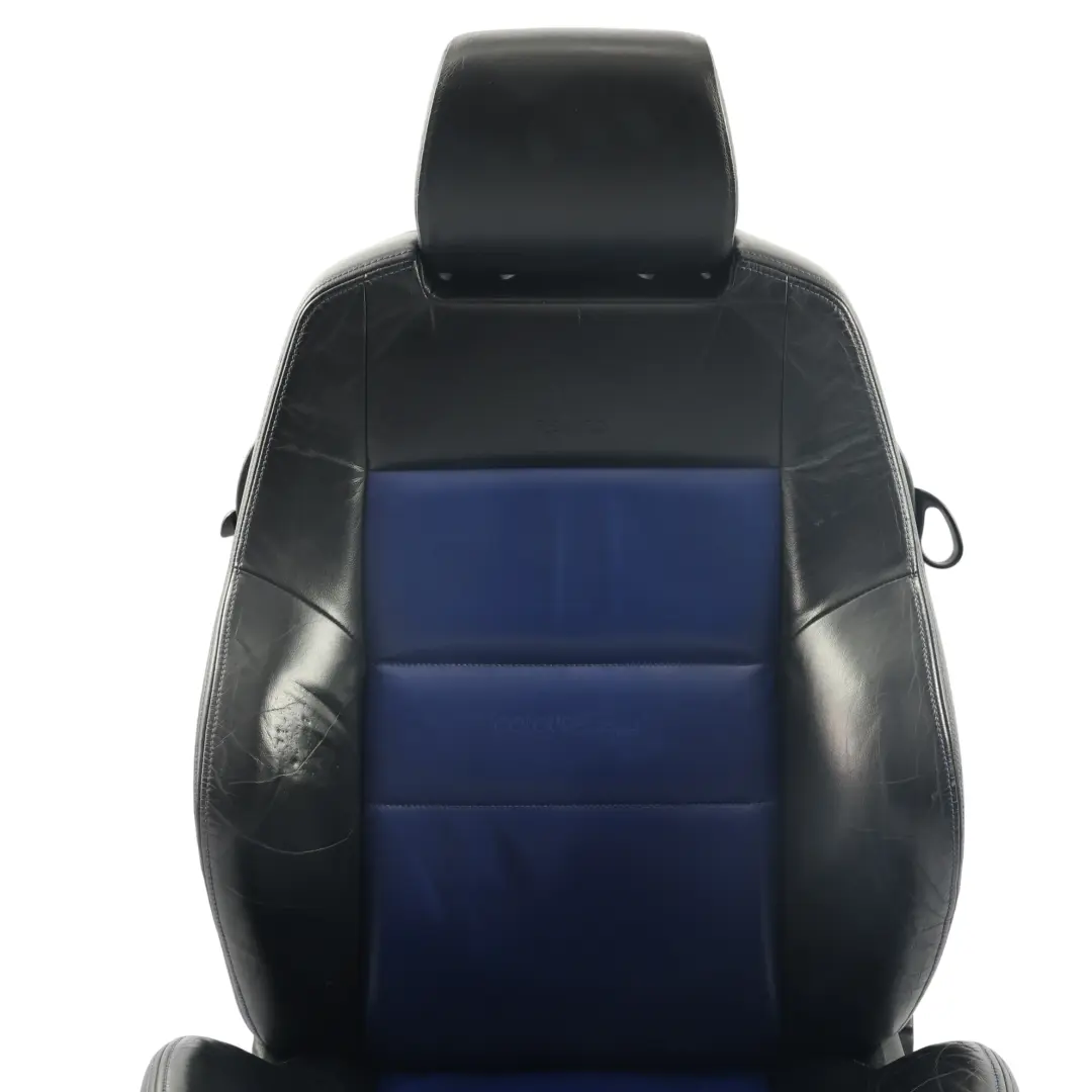 Mk4 Fotel Sport Recaro Skórzany Czarno-Niebieski Lewy do Volkswagen Golf GTI o numerze 1J0881805EQ Volkswagen Golf GTI Mk4 Fotel Sport Recaro Skórzany Czarno-Niebieski Lewy - SKU 1J0881805EQ-1 - Numer Części 1J0881805EQ