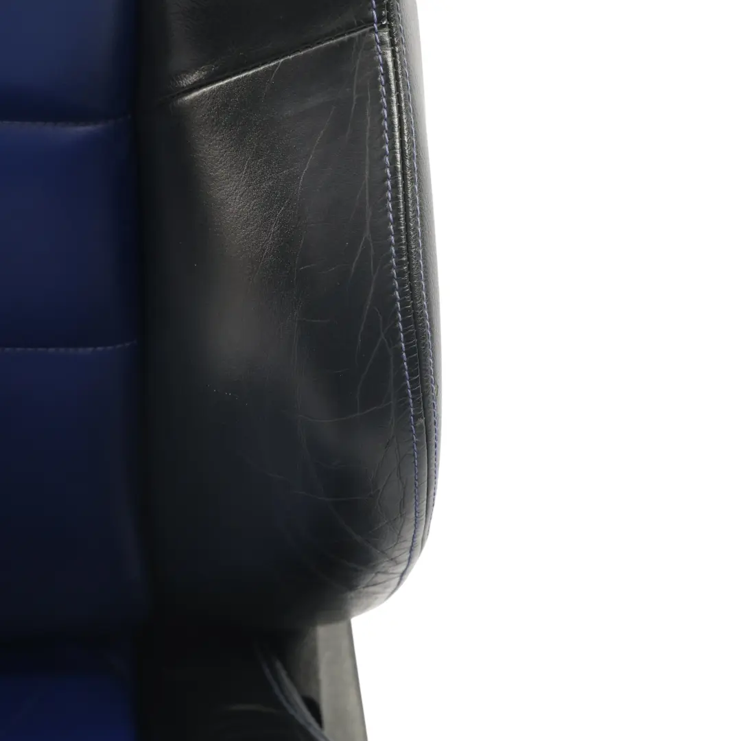 Volkswagen Golf GTI Mk4 Front Seat Sport Recaro Leather Black Blue Left N/S - SKU 1J0881805EQ-1 - Part number 1J0881805EQ