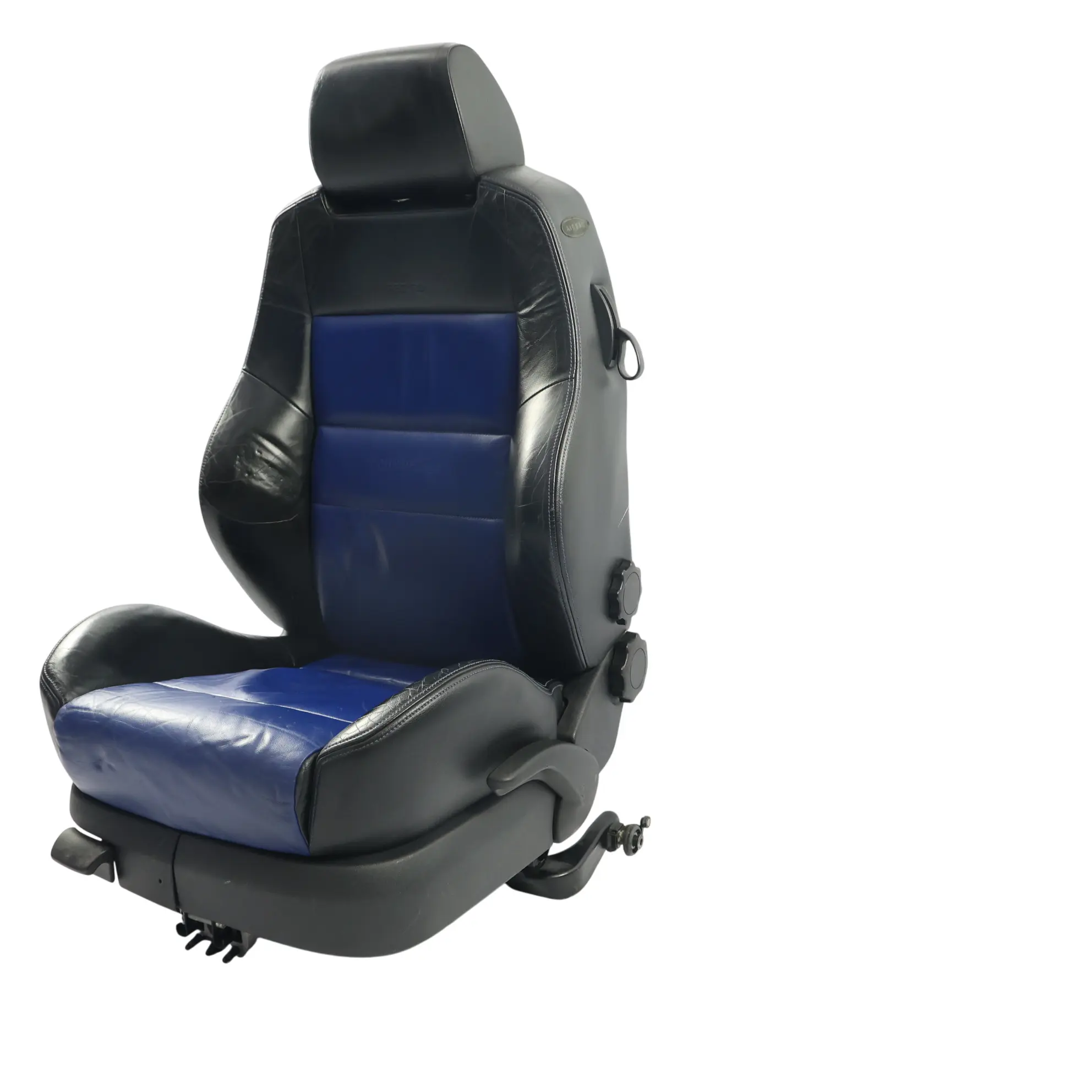 Volkswagen Golf GTI Mk4 Vordersitz Sport Recaro Leder Schwarz Blau Links