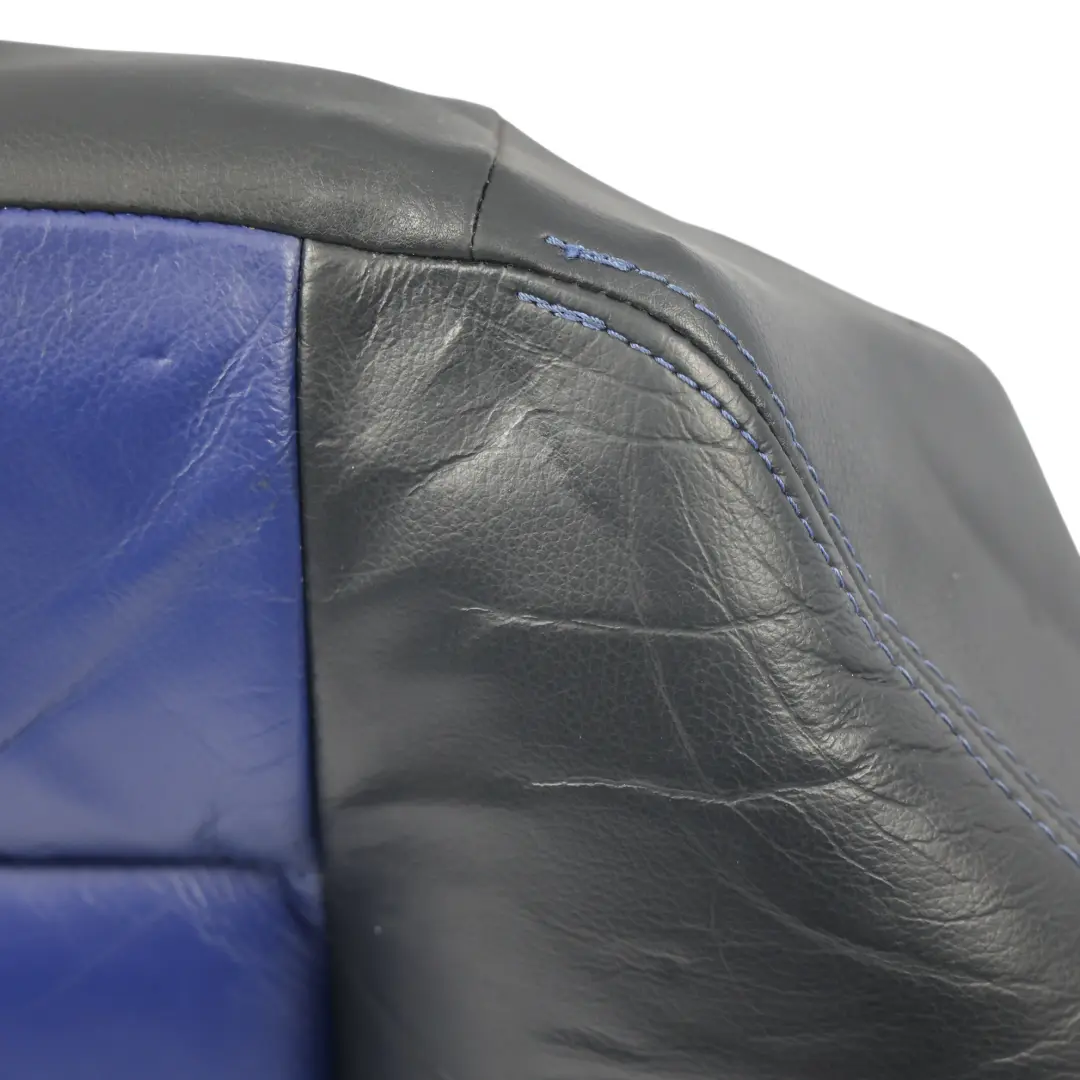 Volkswagen Golf Mk4 GTI Funda Base Asiento Trasero Cuero Negro/Azul Izquierdo - SKU 1J0885405DC - Número de pieza 1J0885405DC