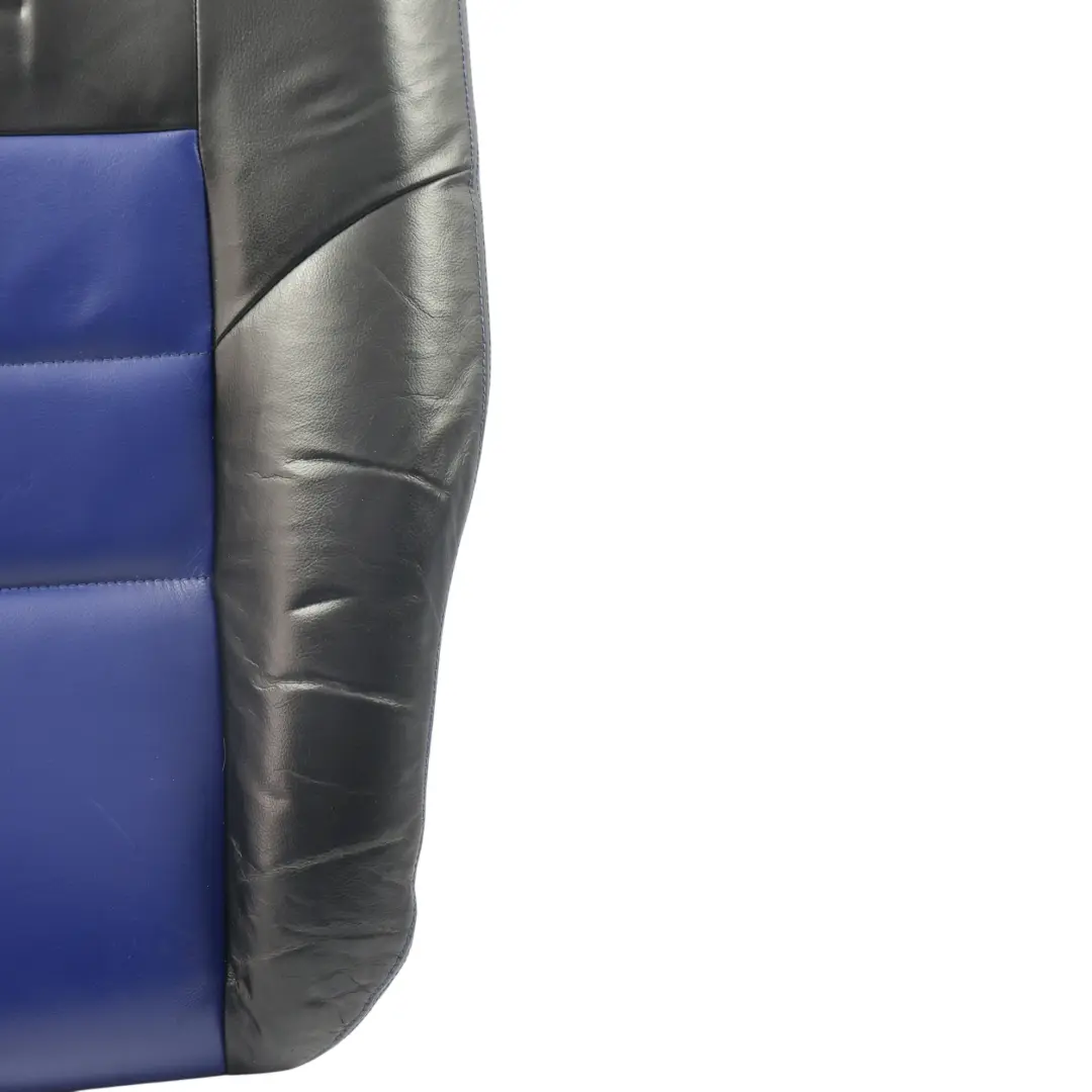 Volkswagen Golf GTI Mk4 Respaldo Asiento Trasero Cuero Negro/Azul Izquierdo - SKU 1J0885805S - Número de pieza 1J0885805S