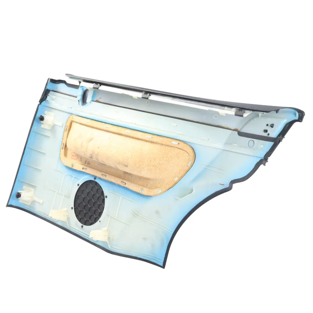 Mk4 Rear Quarter Trim Panel Left N/S Black/Blue to Volkswagen Golf with Part number 1J3867043CG Volkswagen Golf Mk4 Rear Quarter Trim Panel Left N/S Black/Blue - SKU 1J3867043CG - Part number 1J3867043CG