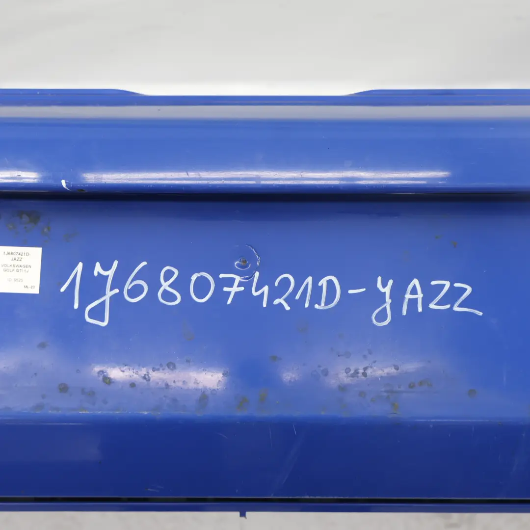 Zderzak Tylny Niebieski Jazz Efekt Perłowy W5Z do Volkswagen Golf GTI 1J o numerze 1J6807421D Volkswagen Golf GTI 1J Zderzak Tylny Niebieski Jazz Efekt Perłowy W5Z - SKU 1J6807421D-JAZZ - Numer Części 1J6807421D