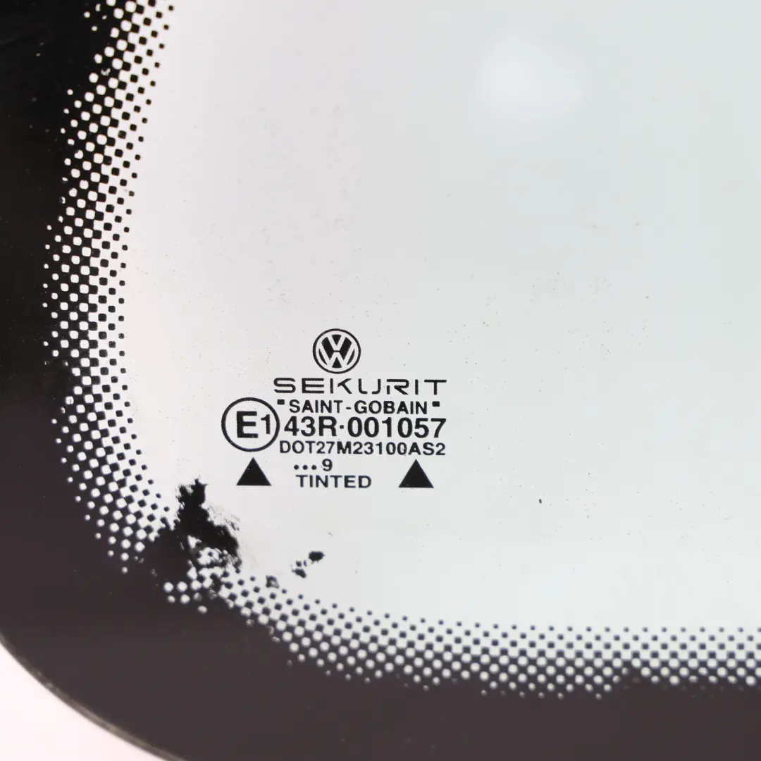 Volkswagen Golf Mk4 3D Rear Quarter Window Glass Fixed Right O/S AS2 - SKU 1J6845042A - Part number 1J6845042A