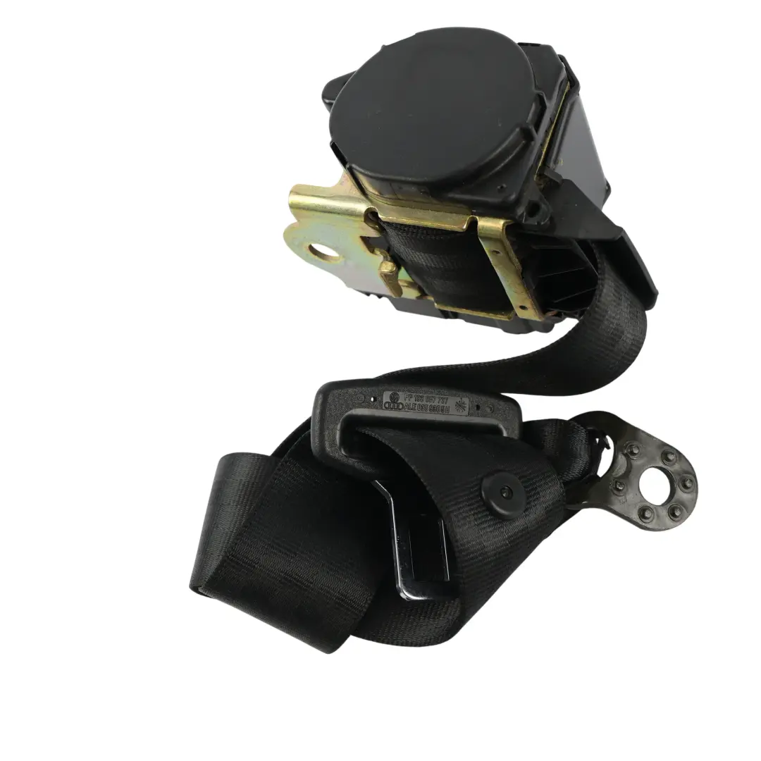 Volkswagen Golf Mk4 Rear Seat Belt Sofa Seatbelt Black Left N/S - SKU 1J6857805B - Part number 1J6857805B