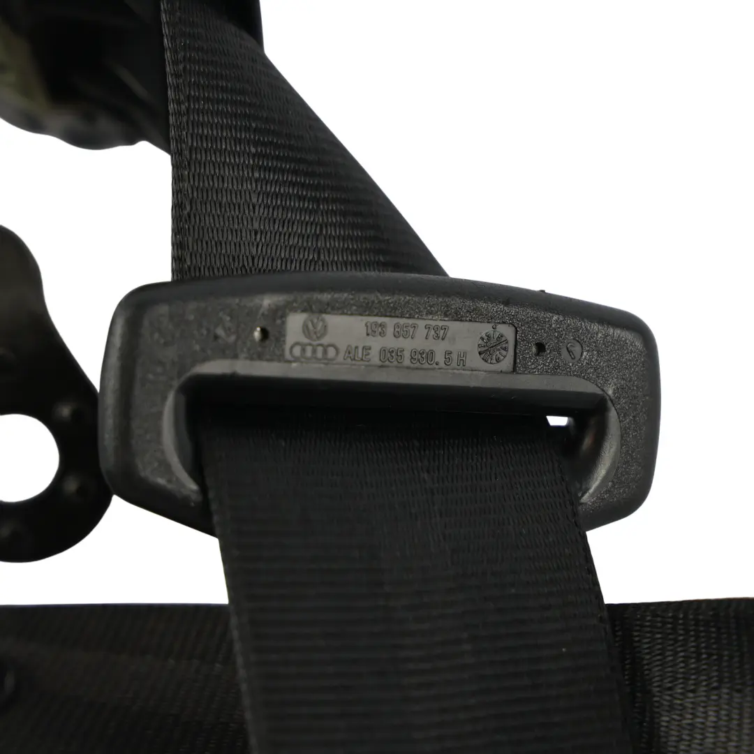 Volkswagen Golf Mk4 Rear Seat Belt Sofa Seatbelt Black Right O/S - SKU 1J6857806B - Part number 1J6857806B