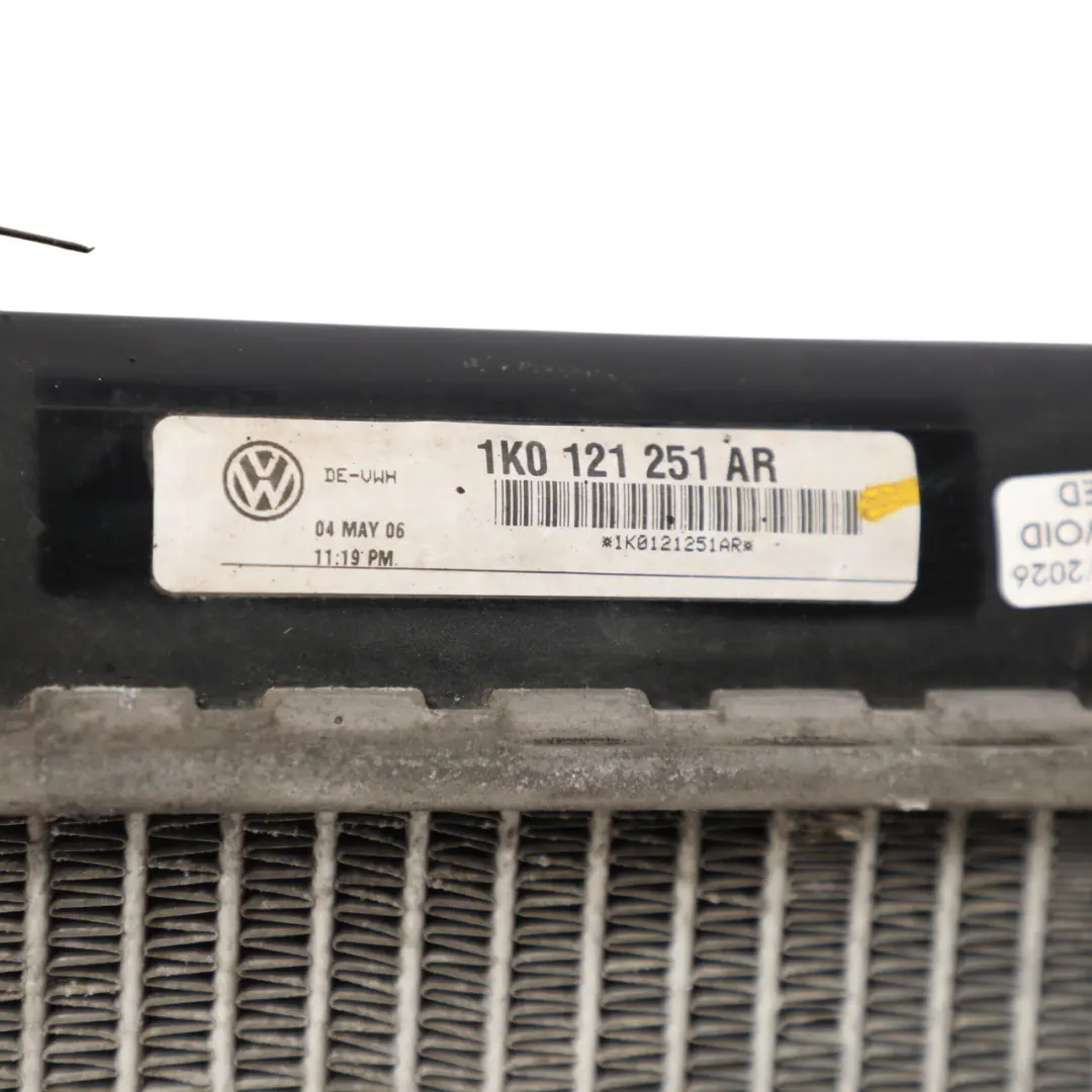 1F Coolant Radiator Engine Cooler Cooling Unit Diesel to Volkswagen Eos with Part number 1K0121251AR Volkswagen Eos 1F Coolant Radiator Engine Cooler Cooling Unit Diesel - SKU 1K0121251AR - Part number 1K0121251AR