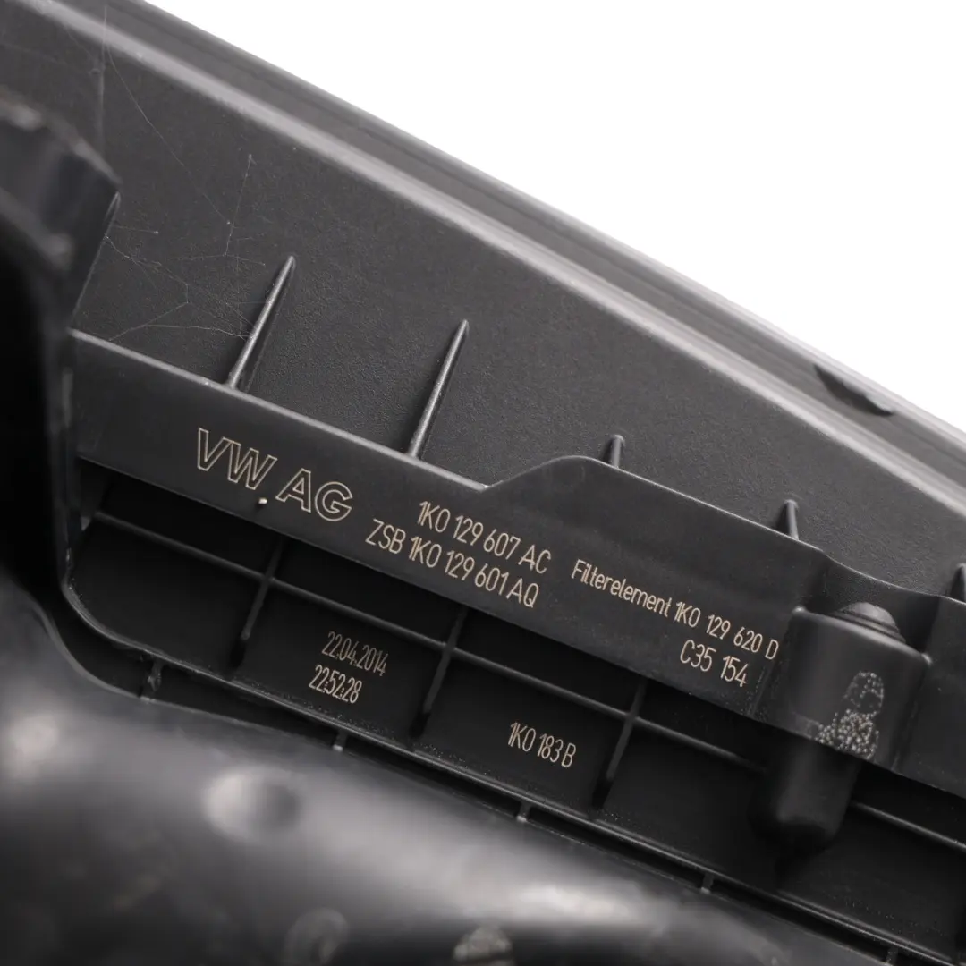 VW Sharan 7N Air Filter Box Covering Housing Cover 1.4 TSI Petrol - SKU 1K0129607AC-1 - Part number 1K0129607AC