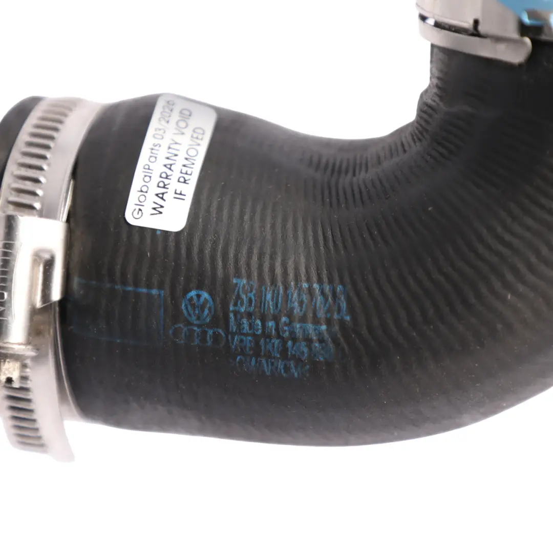 Mk5 Air Intake Hose Air Charge Intercooler Pipe Line 1.4 TSI to VW Golf with Part number 1K0145762BL VW Golf Mk5 Air Intake Hose Air Charge Intercooler Pipe Line 1.4 TSI - SKU 1K0145762BL - Part number 1K0145762BL