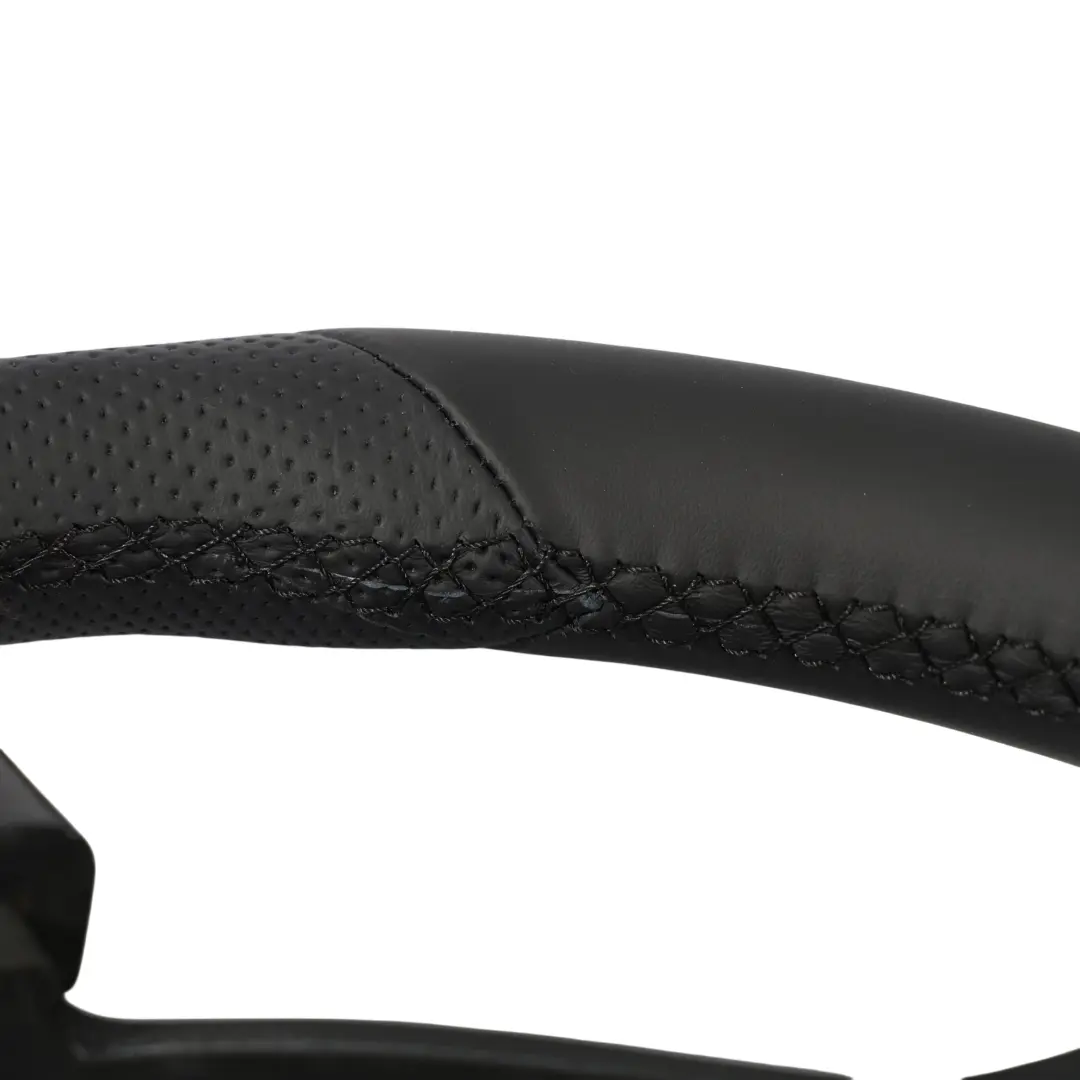 Volkswagen Golf Mk5 GTI Steering Wheel NEW Black Leather Flat Bottom - SKU 1K0419091CA-2 - Part number 1K0419091CA