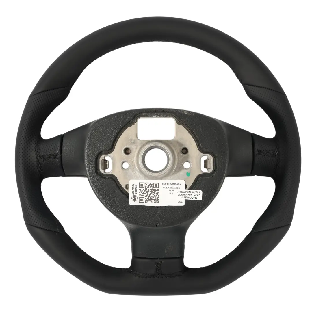 Mk5 GTI Volante NUOVO In Pelle Nera Fondo Piatto per Volkswagen Golf con numero di parte 1K0419091CA Volkswagen Golf Mk5 GTI Volante NUOVO In Pelle Nera Fondo Piatto - SKU 1K0419091CA-2 - Numero di parte 1K0419091CA