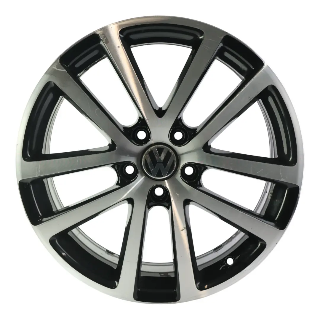 VW Golf Mk5 Mk6 18" 7.5J ET:51 Alloy Wheel Rim Charleston Spoke Bicolour - SKU 1K0601025AG-2 - Part number 1K0601025AG