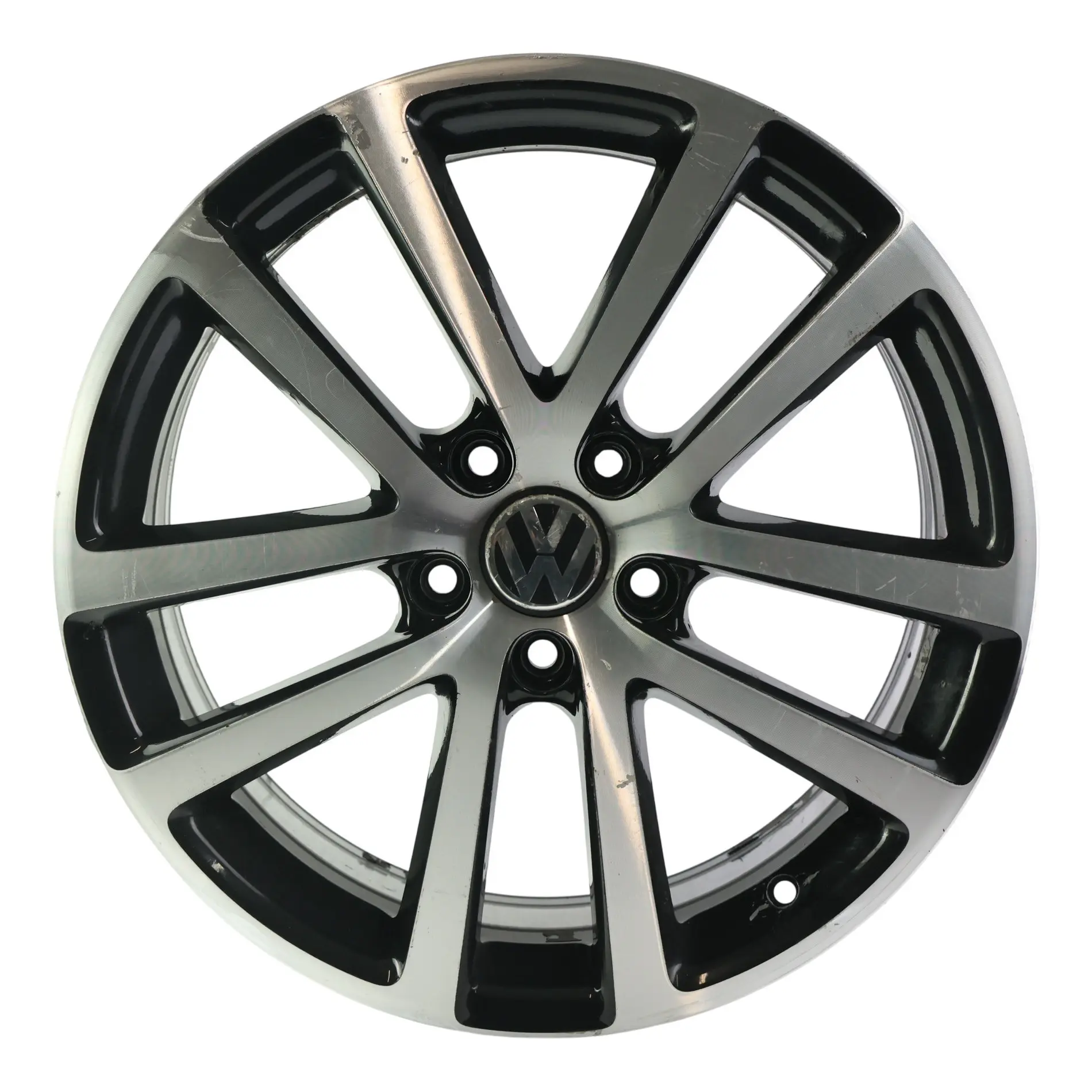 VW Golf Mk5 Mk6 18" 7.5J ET:51 Alloy Wheel Rim Charleston Spoke Bicolour