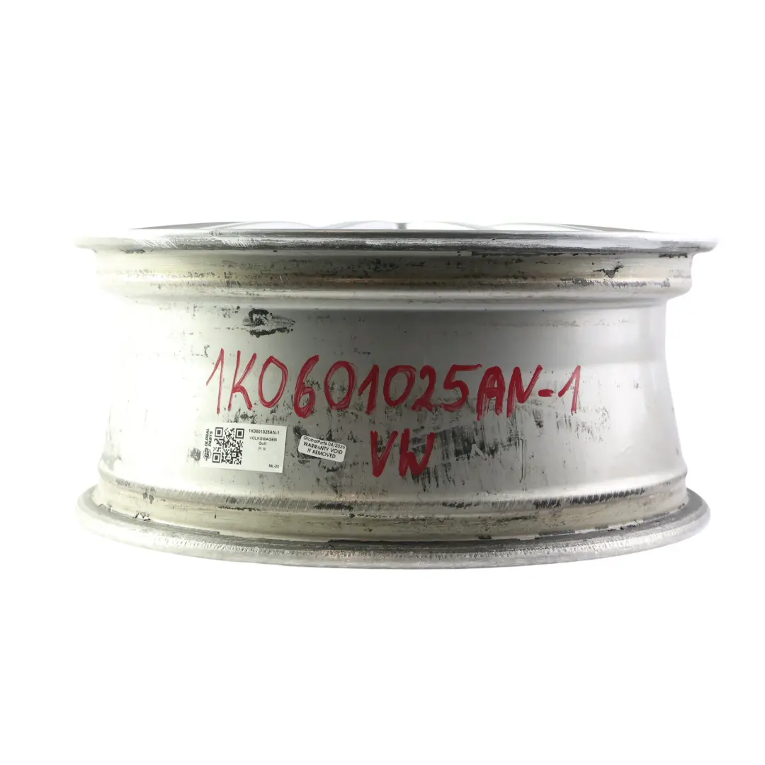 VW Volkswagen Golf Mk5 Mk6 Silver Wheel Alloy Rim 17" ET:54 7J - SKU 1K0601025AN-1 - Part number 1K0601025AN